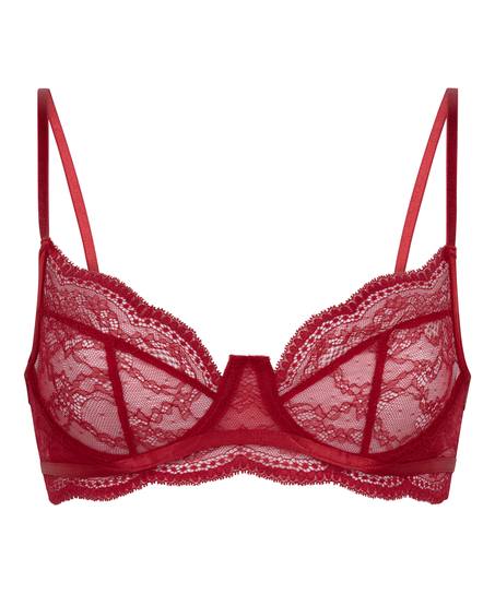 Soutien-gorge non-rembourré à armatures Isabelle, Rouge