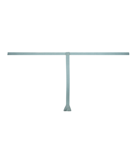 String Invisible Maille à rayures, Gris