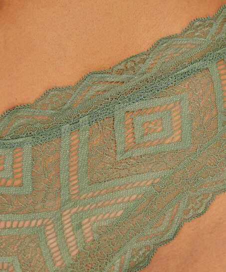 Slip br&eacute;silien &eacute;chancr&eacute; Filomena I AM Danielle, Vert