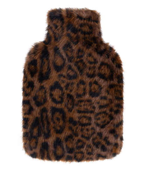 Bouillotte d'eau chaude Leopard, Noir