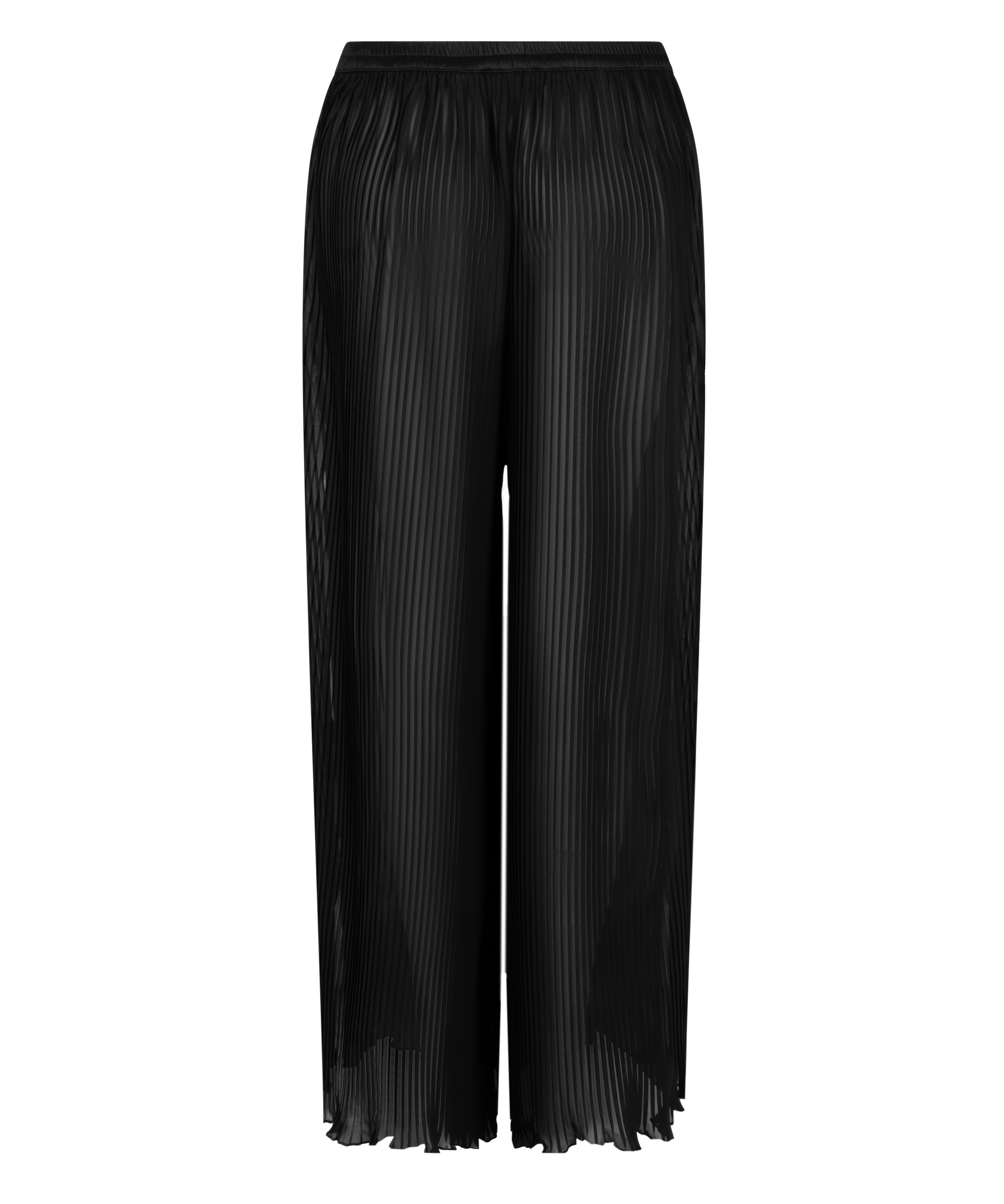 Pantalon Plisse, Noir, main