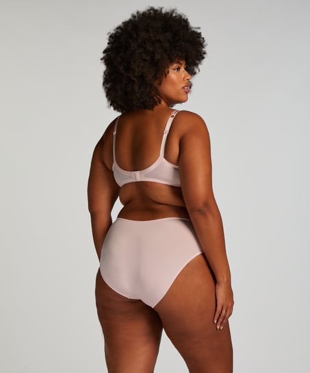 Slip taille haute Sophie, Rose
