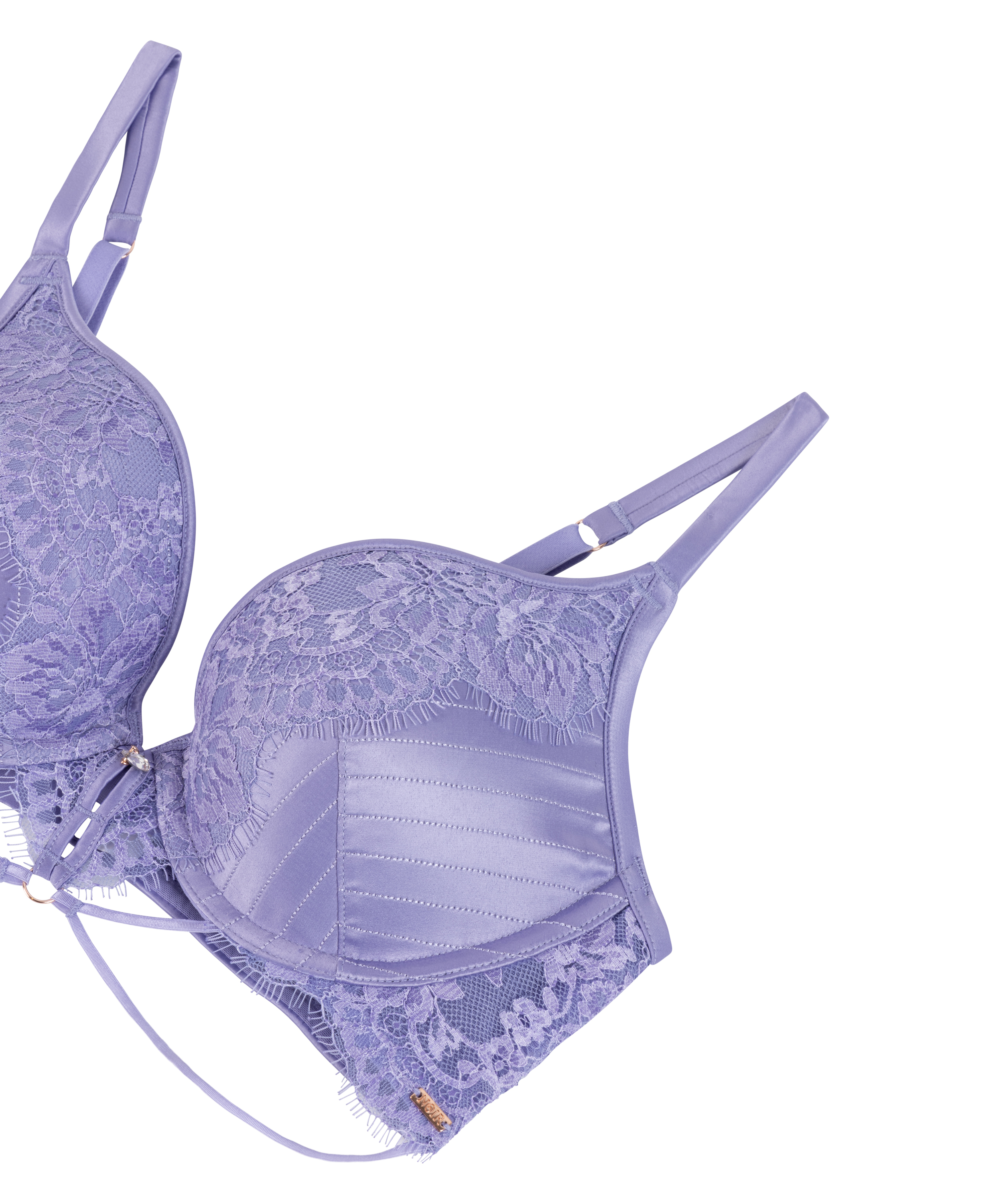 Soutien-gorge push-up à armatures préformé Charlie, Violet, main