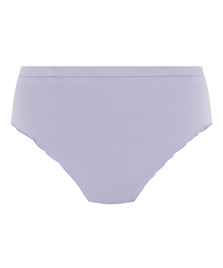 Culotte brésilienne côtelée Renee, Violet