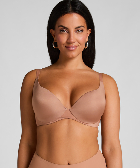 Soutien-gorge à armatures préformé Smooth, Marron