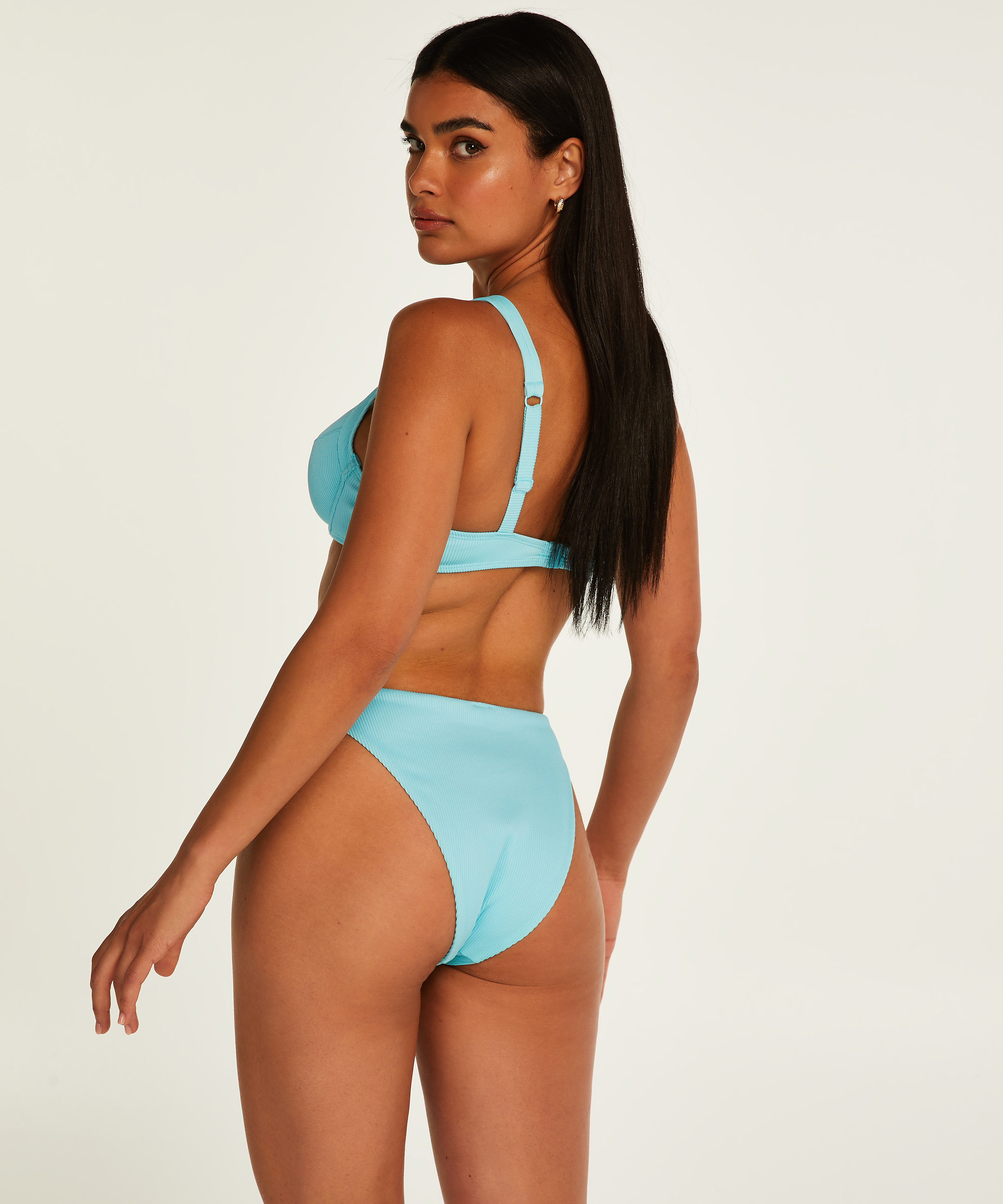 Haut de bikini à armatures non préformé Texture, Noir, main