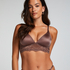 Soutien-gorge rembourré sans armatures Leonie, Marron