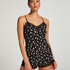 Ensemble de pyjama court Cami, Noir