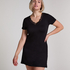 Chemise de nuit en jersey, Noir