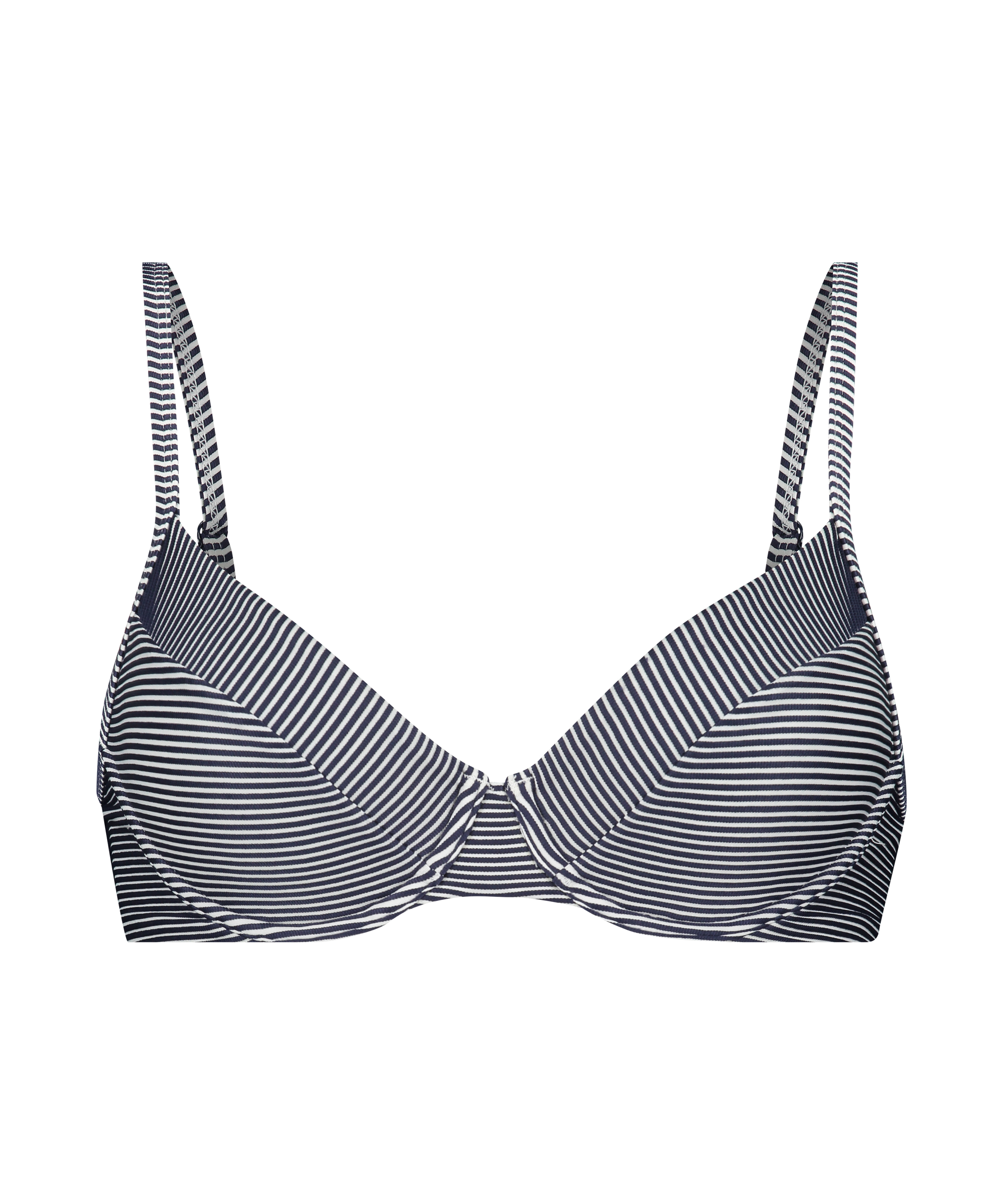 Haut de bikini à armatures non-préformé Ruffle, Bleu, main