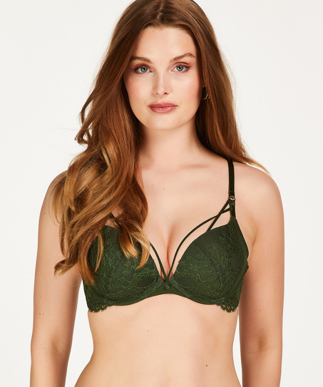 Soutien-gorge à armatures maximiseur préformé Daisy, Vert