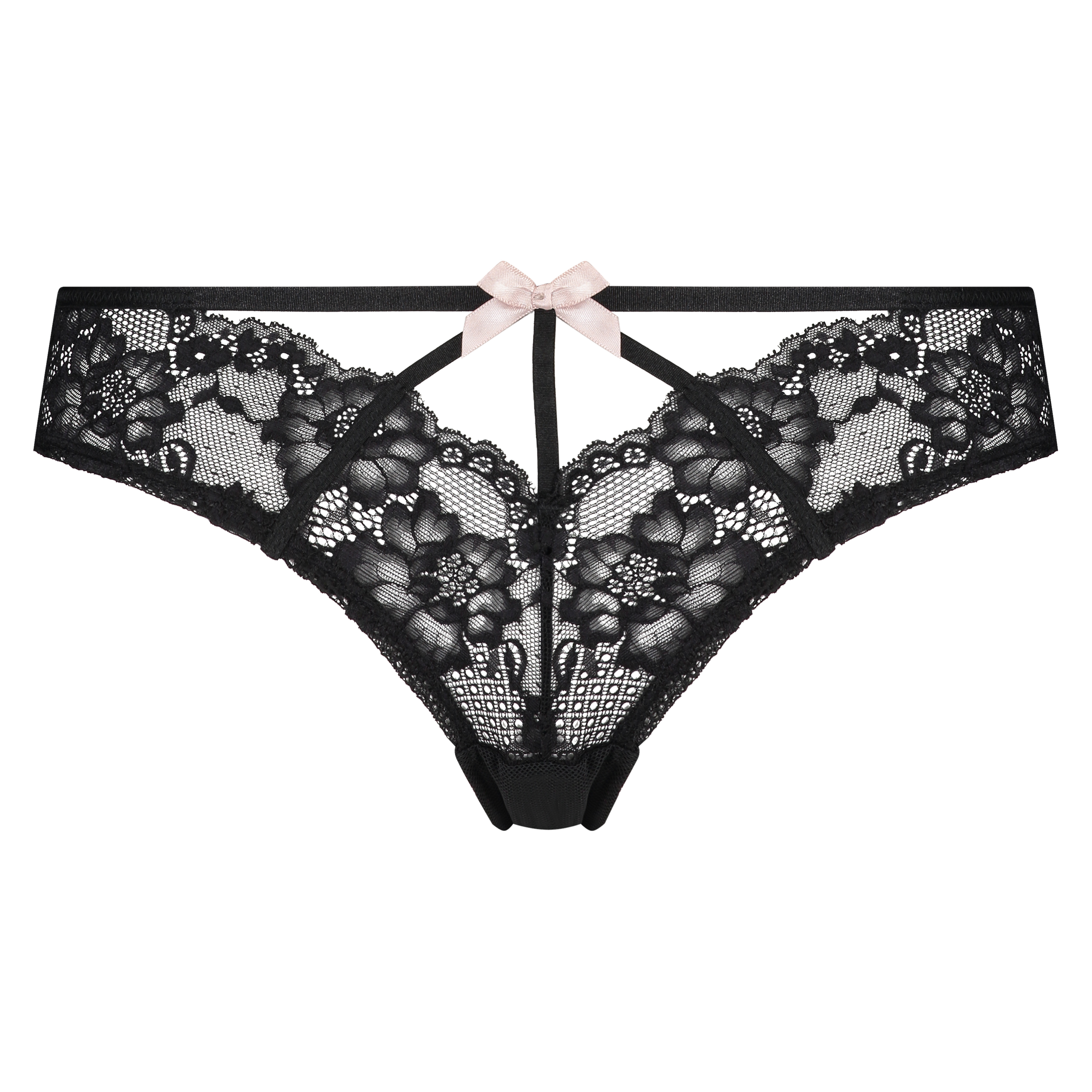 Slip brésilien Lorea, Noir, main