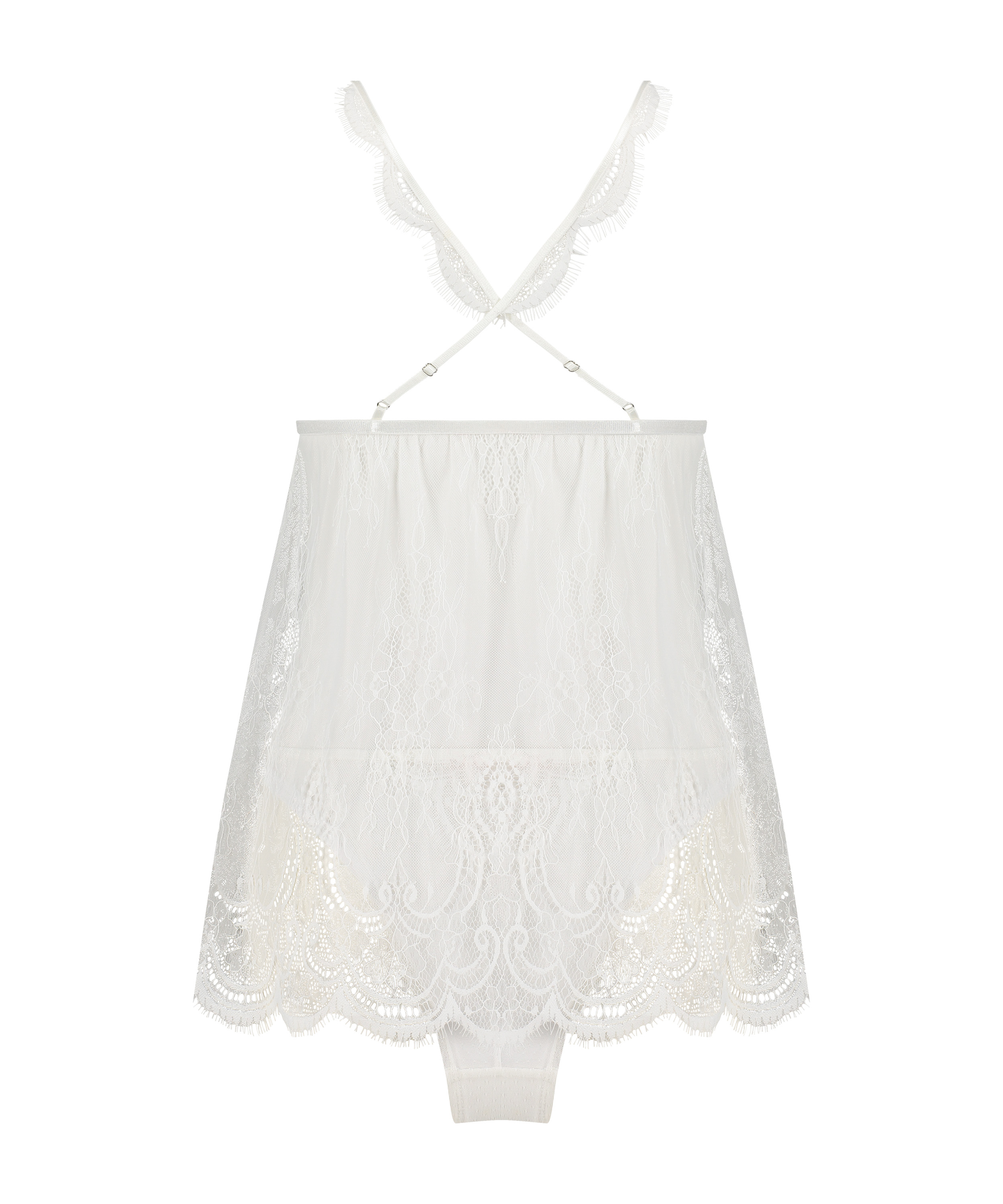 Baby-doll Bridal Lace, Blanc, main