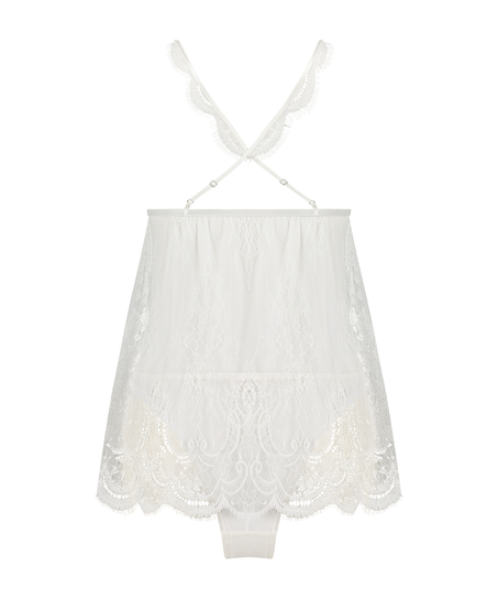 Baby-doll Bridal Lace, Blanc