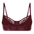 Soutien-gorge non rembourré longline Avela, Rouge