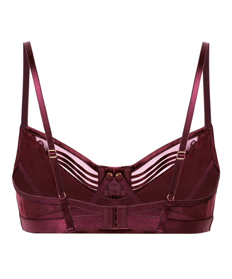 Soutien-gorge non rembourré longline Avela, Rouge