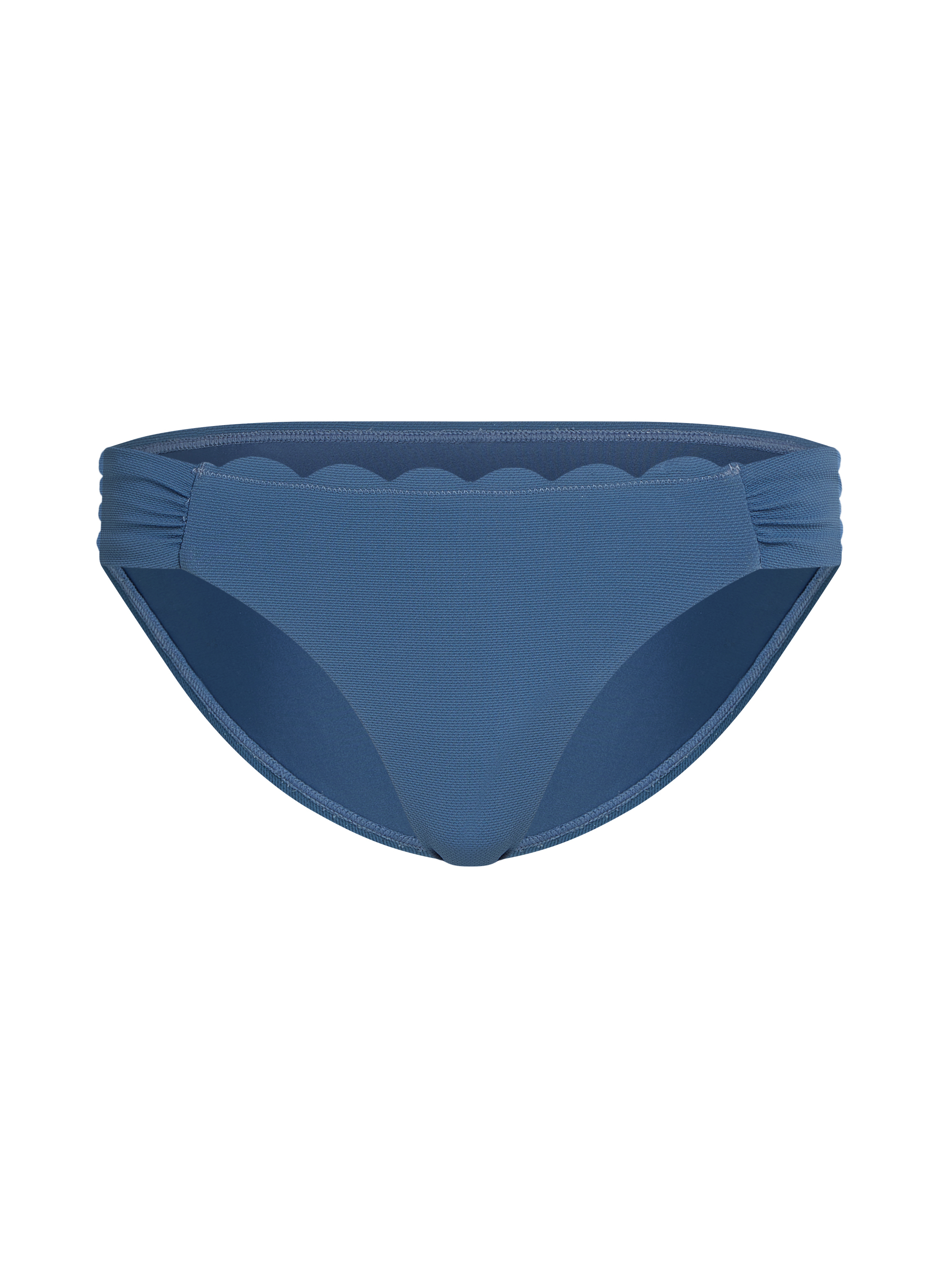 Slip de Bikini Rio Scallop, Bleu, main