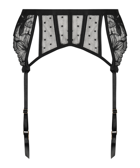 Porte-jarretelles Lulu, Noir