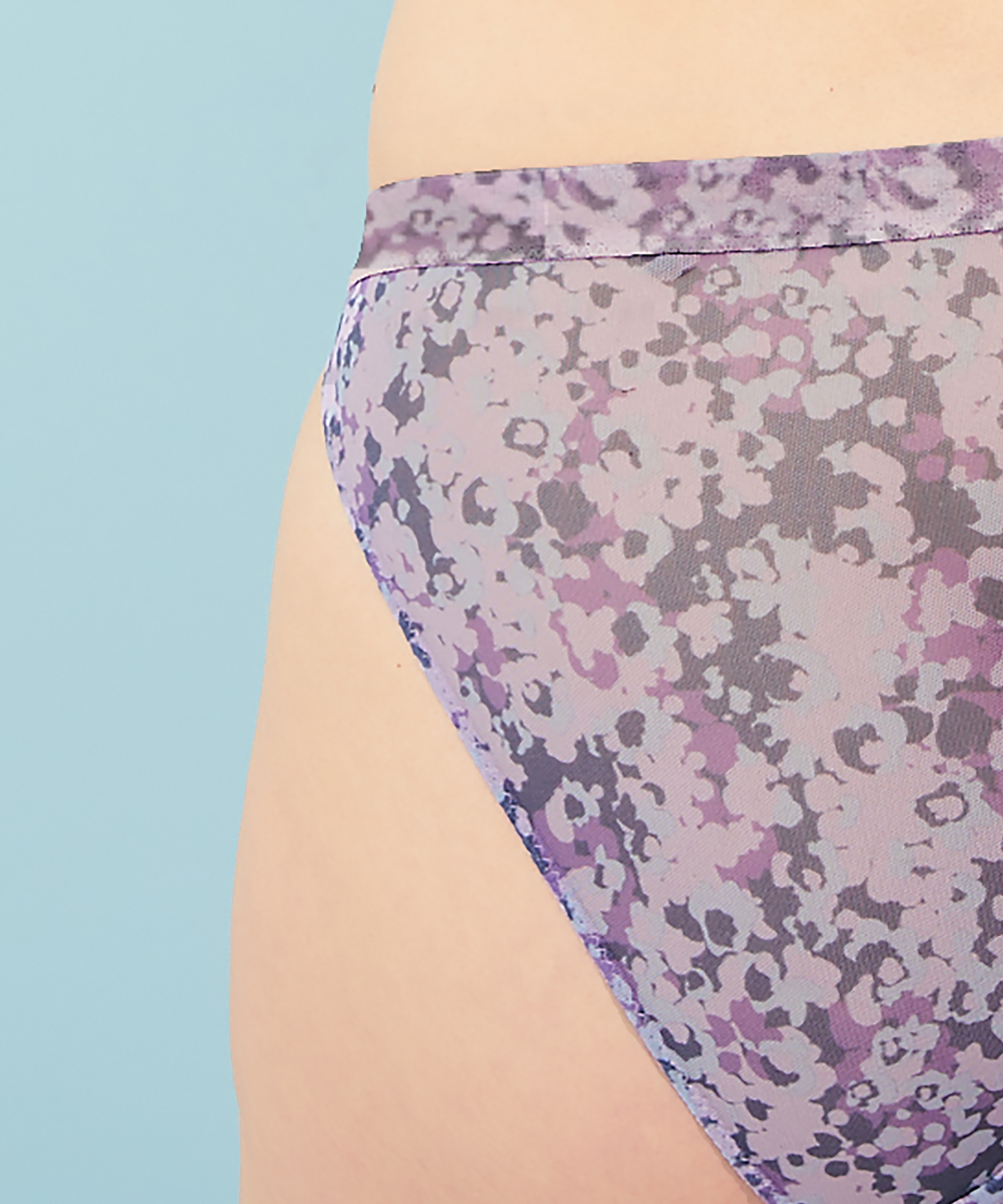 Slip tanga That Is Lit, Bleu, main