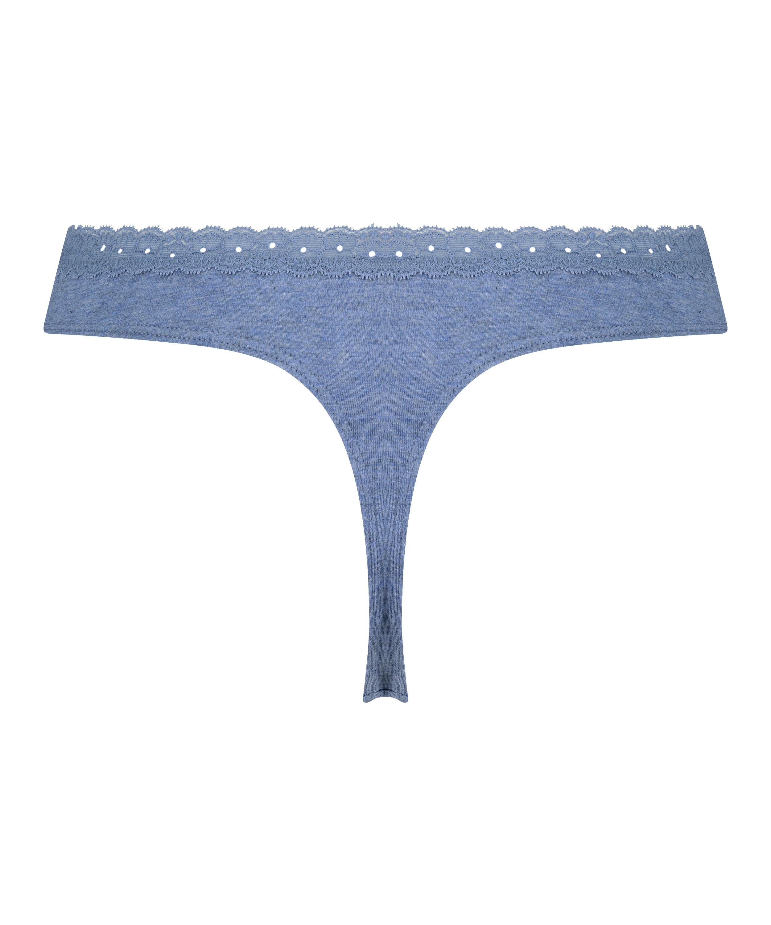String coton, Bleu, main