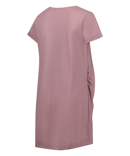 T-shirt de nuit grossesse à manches courtes, Vert