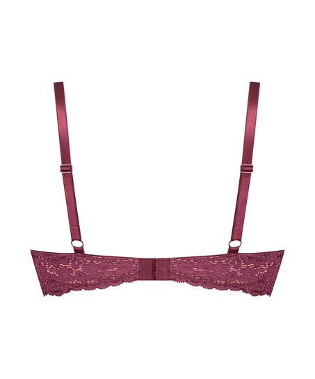 Soutien-gorge push-up à armatures rembourré Rose, Rouge