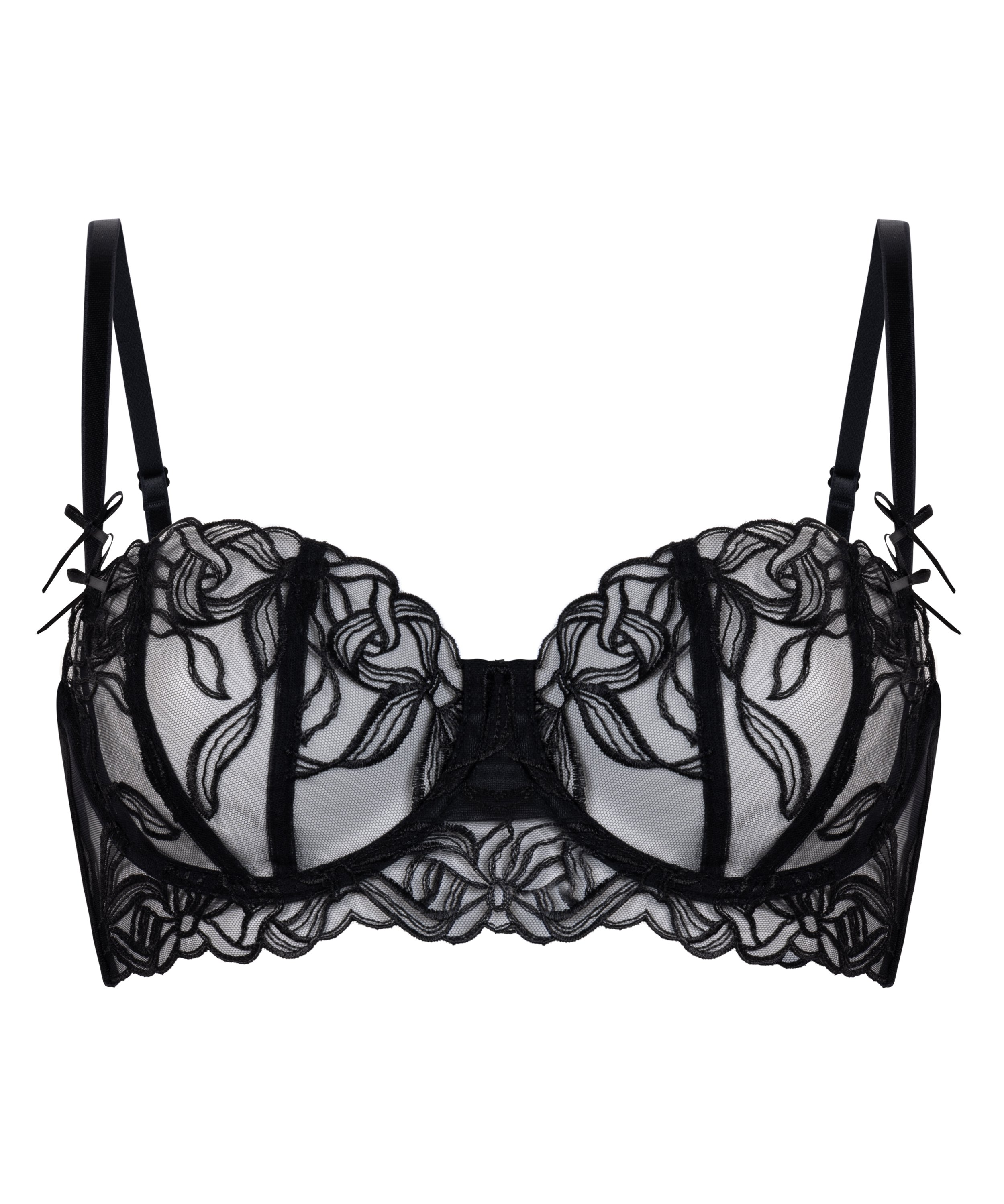 Soutien-gorge à armatures non-préformé Beau, Noir, main