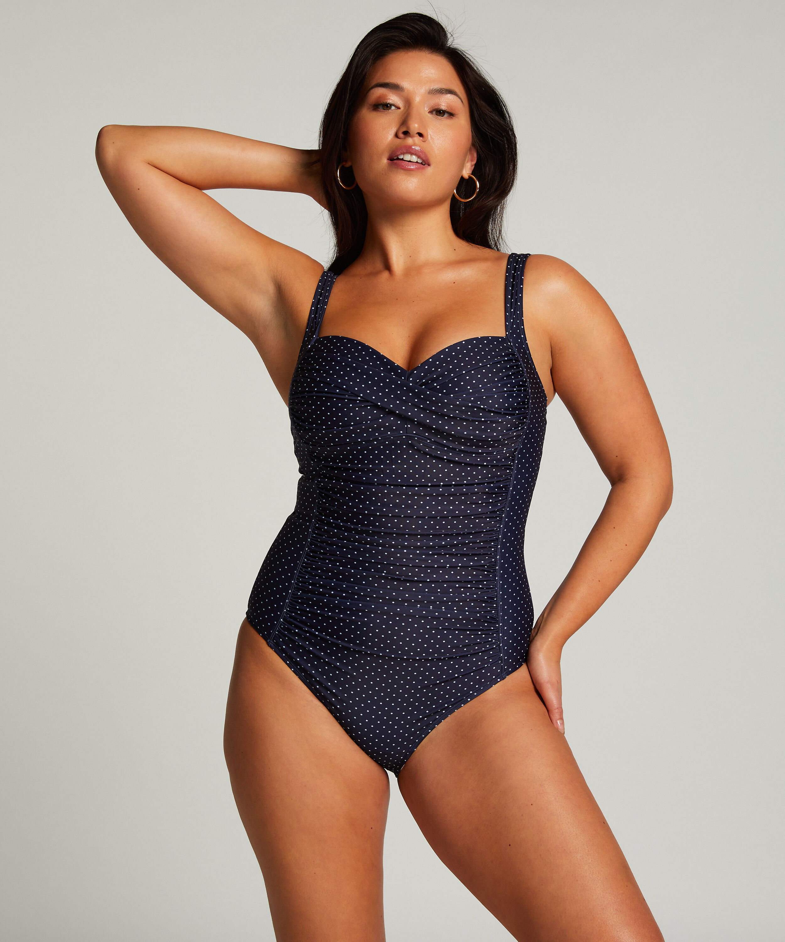 Maillot de bain Shaping Scallop, Bleu Maillot de bain Shaping Scallop, Bleu