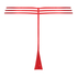 Tanga en dentelle vibrant télécommandé, Rouge