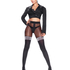 Collants 50 Deniers en lurex, Noir