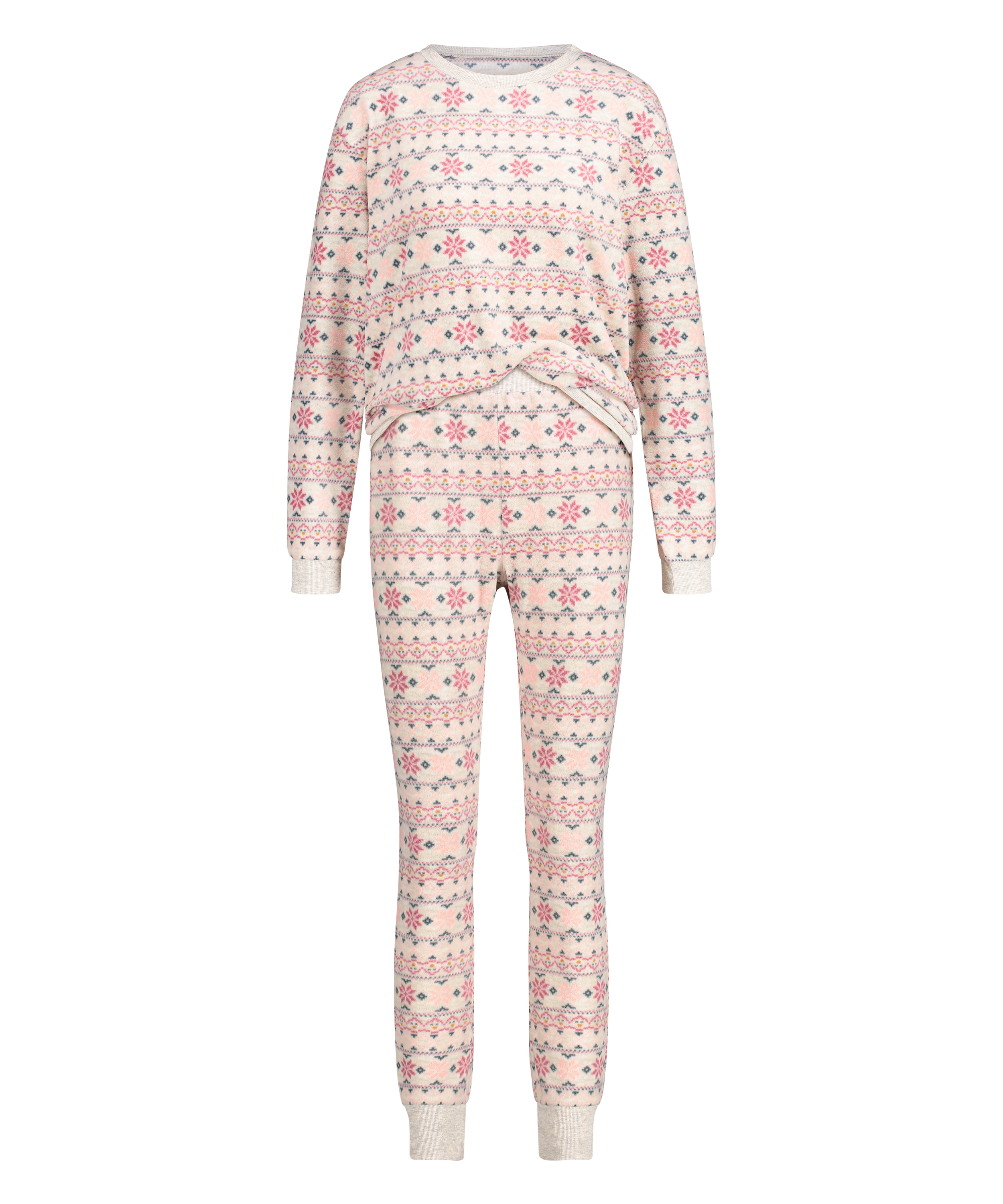 Pyjama avec sac, Beige, main