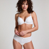 Soutien-gorge à armatures maximiseur préformé Marine, Blanc