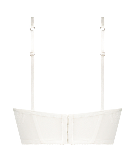 Soutien-gorge préformé push-up longline Jolie, Blanc