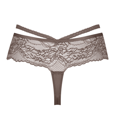 Boxer string Francesca, marron