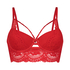 Soutien-gorge à armatures préformé longline Mariah, Rouge