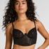 Soutien-gorge à armatures non-rembourré longline Elle, Noir
