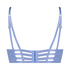 Soutien-gorge à armatures préformé longline Chynna, Bleu