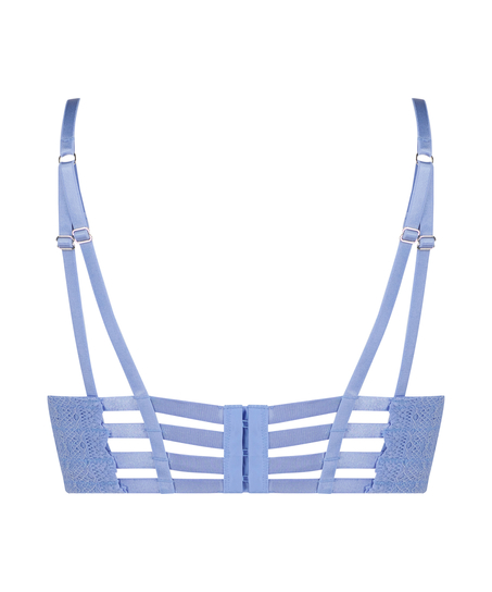 Soutien-gorge à armatures préformé longline Chynna, Bleu