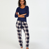 Pantalon de pyjama Check, Bleu