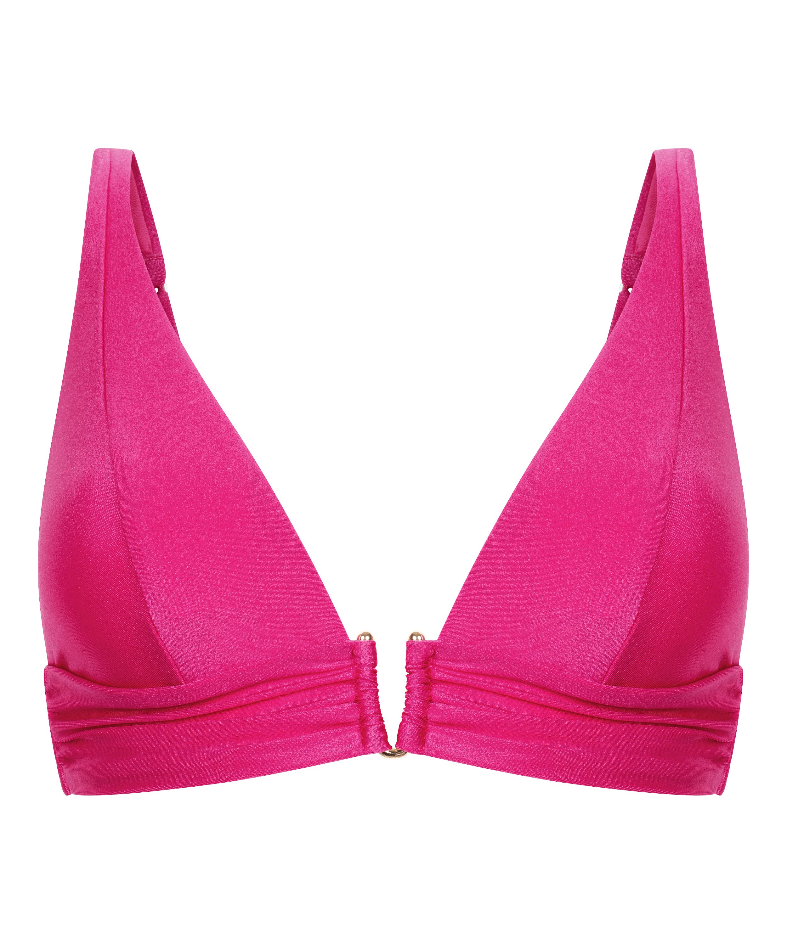 Haut de bikini triangle Luna, Rose, main