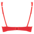 Padded underwired push-up bra Candy, Rouge