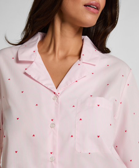 Chemise en coton, Blanc