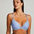 Soutien-gorge à armatures préformé Plunge, Bleu