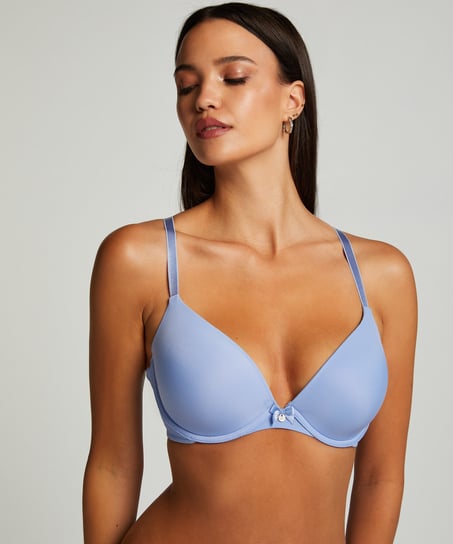 Soutien-gorge à armatures préformé Plunge, Bleu
