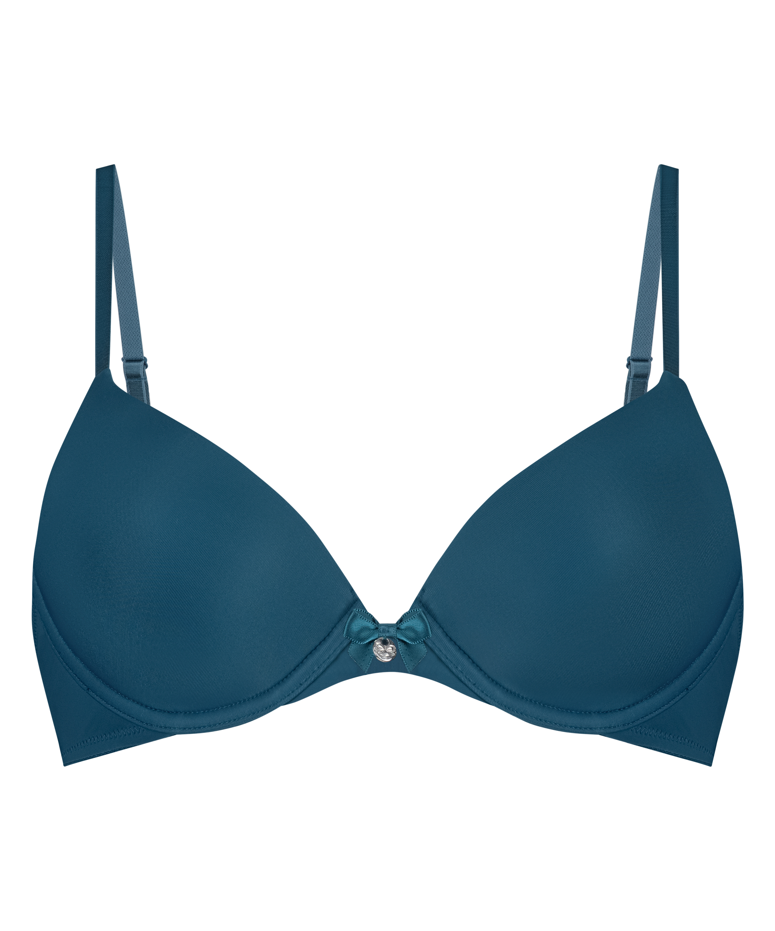 Soutien-gorge à armatures préformé Plunge, Bleu, main