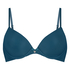 Soutien-gorge à armatures préformé Plunge, Bleu