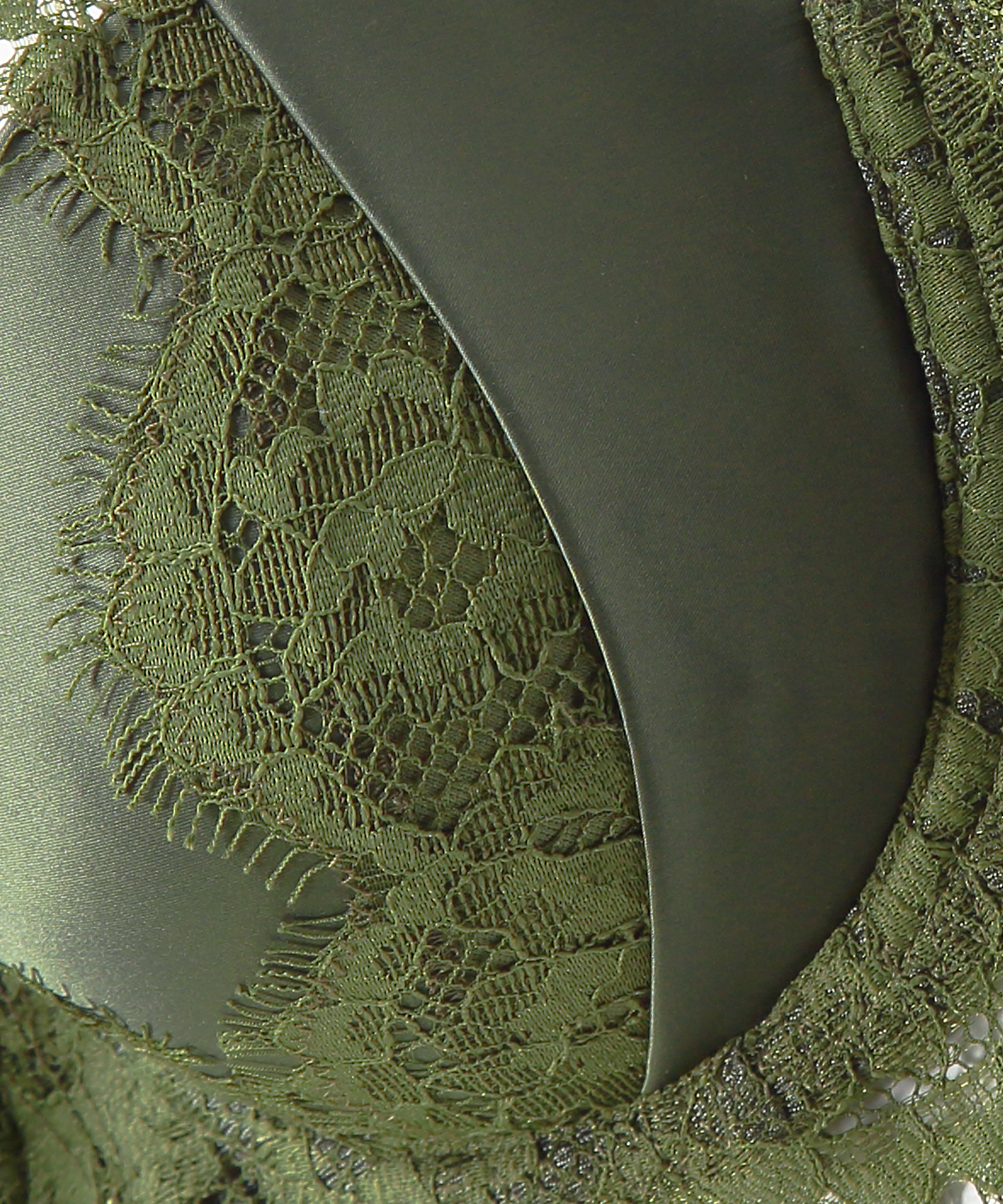 Soutien-gorge rembourré à armatures Hannako, Vert, main