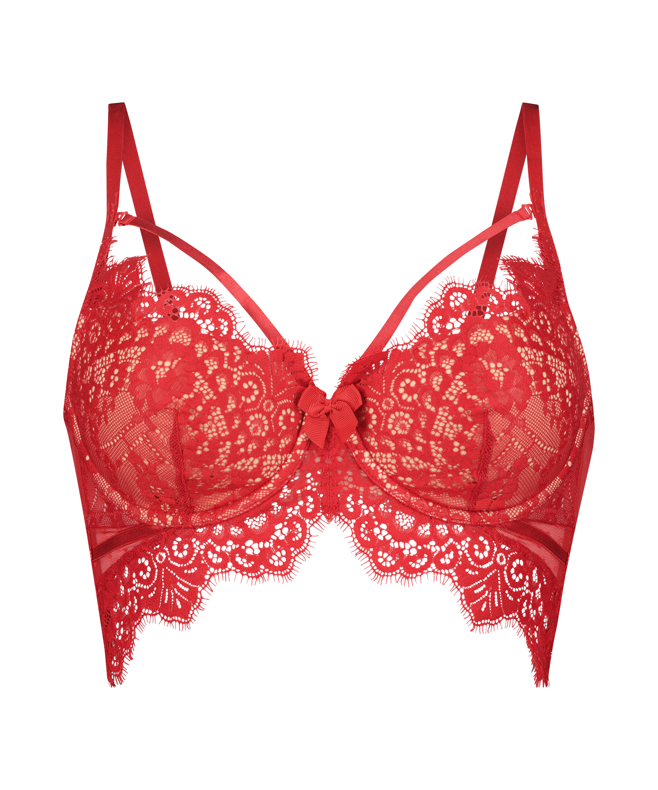 Soutien-gorge à armatures préformé longline Marilee, Rouge, main