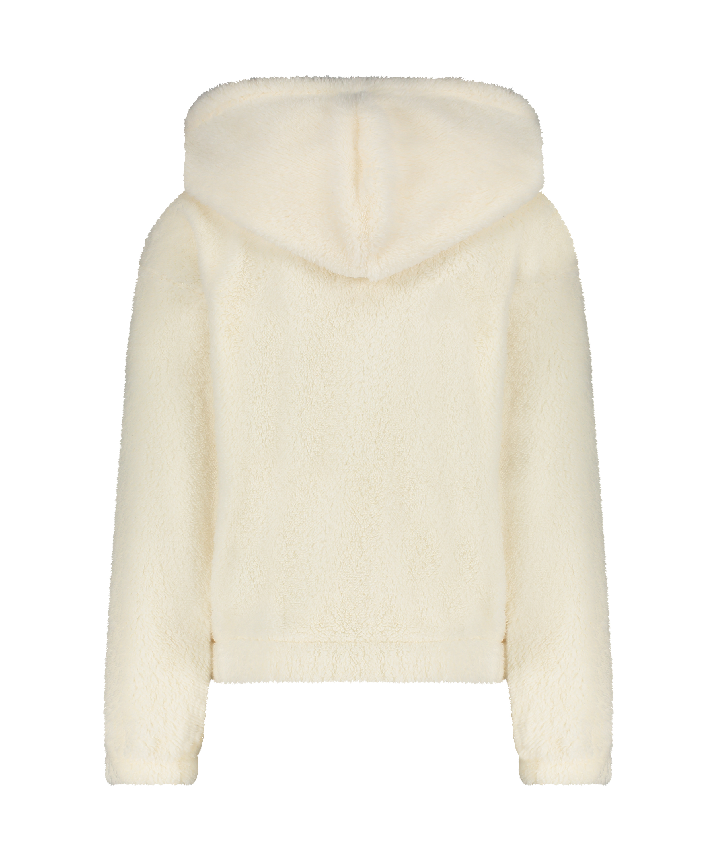 Sweat à Capuche polaire Snuggle, Blanc, main
