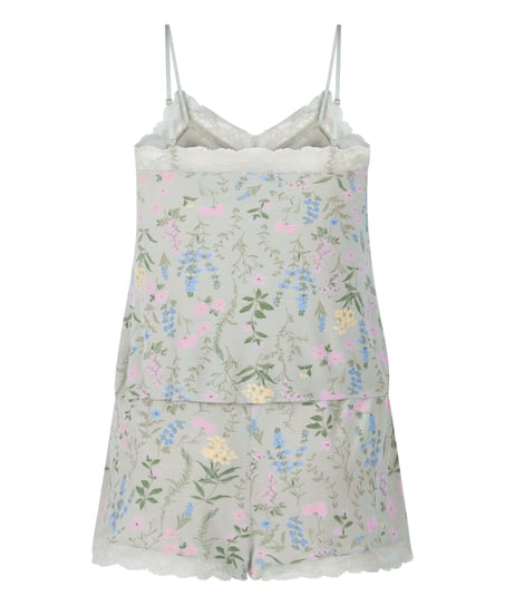 Ensemble de pyjama court Cami, Vert